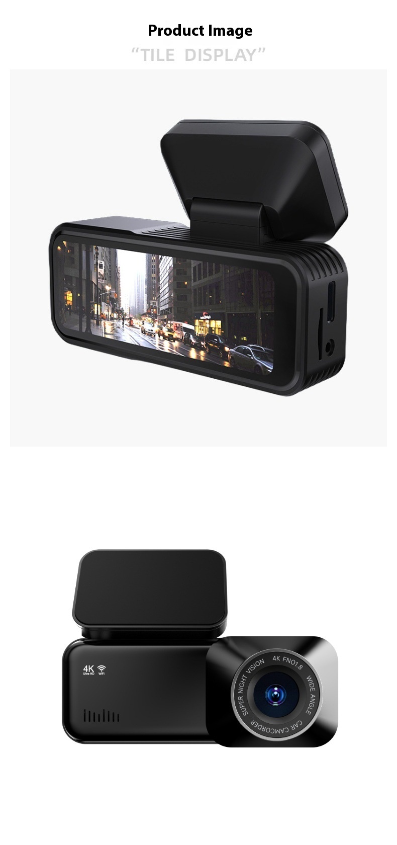 HD 4K Dash Cam