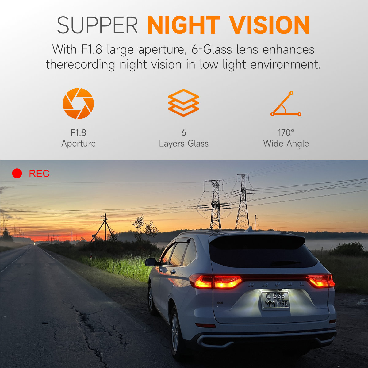 HD 4K Dash Cam