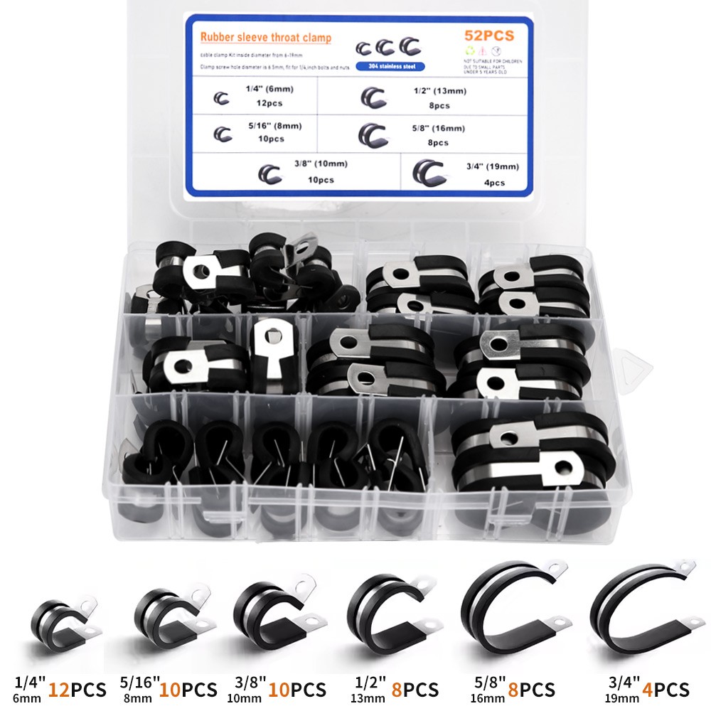 P Clips Cable Hose Clamps Holder