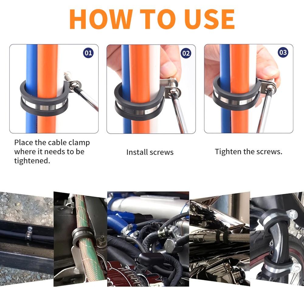 P Clips Cable Hose Clamps Holder