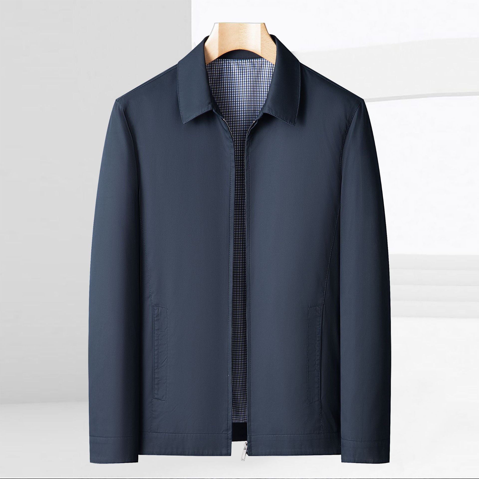 Mens Casual Zip-up Jacket