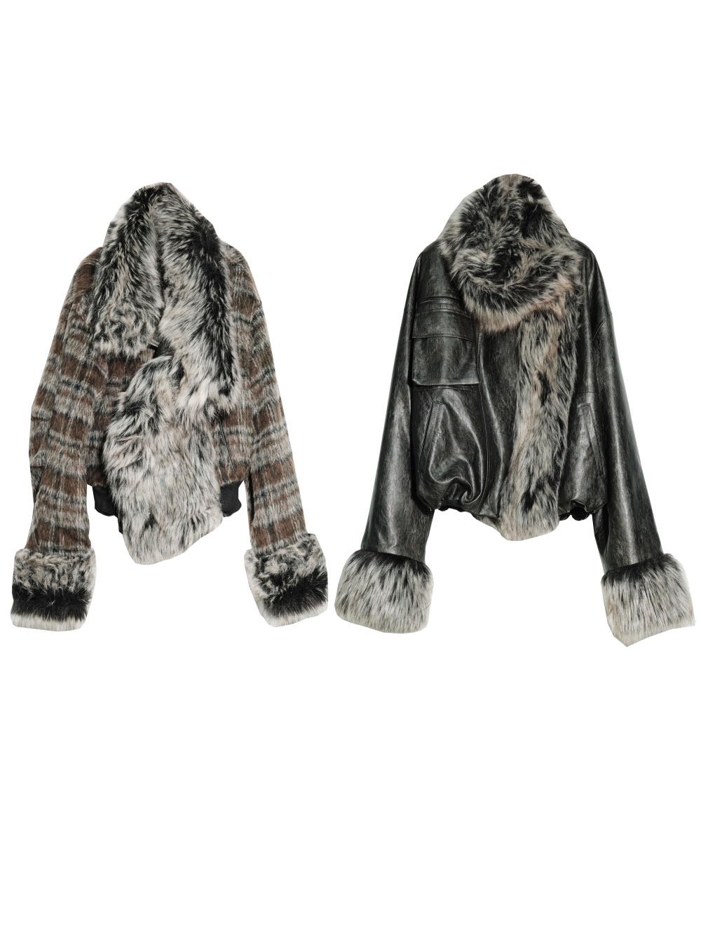 Reversible Plaid Jacket