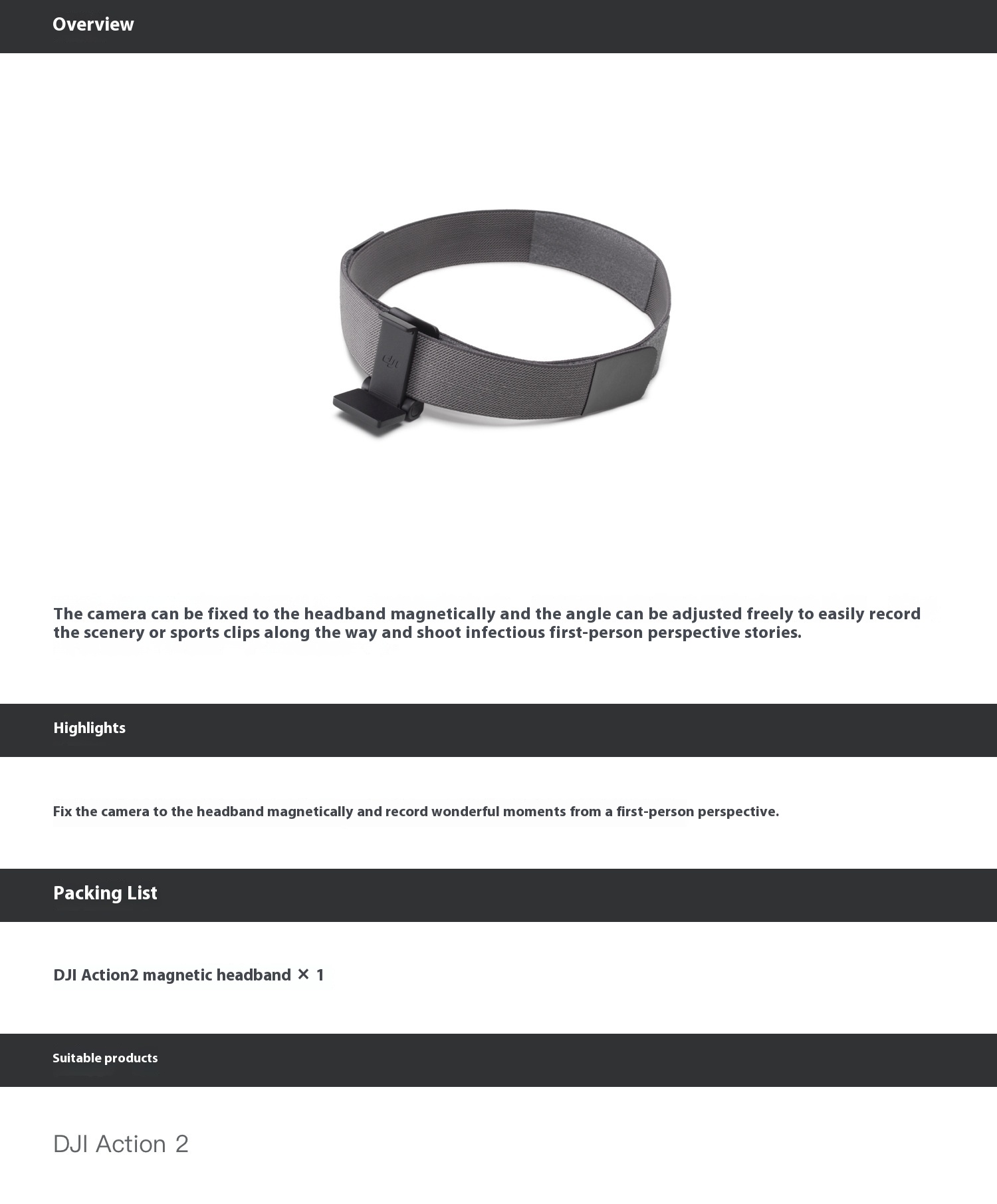 DJI Osmo Action 2 Accessories