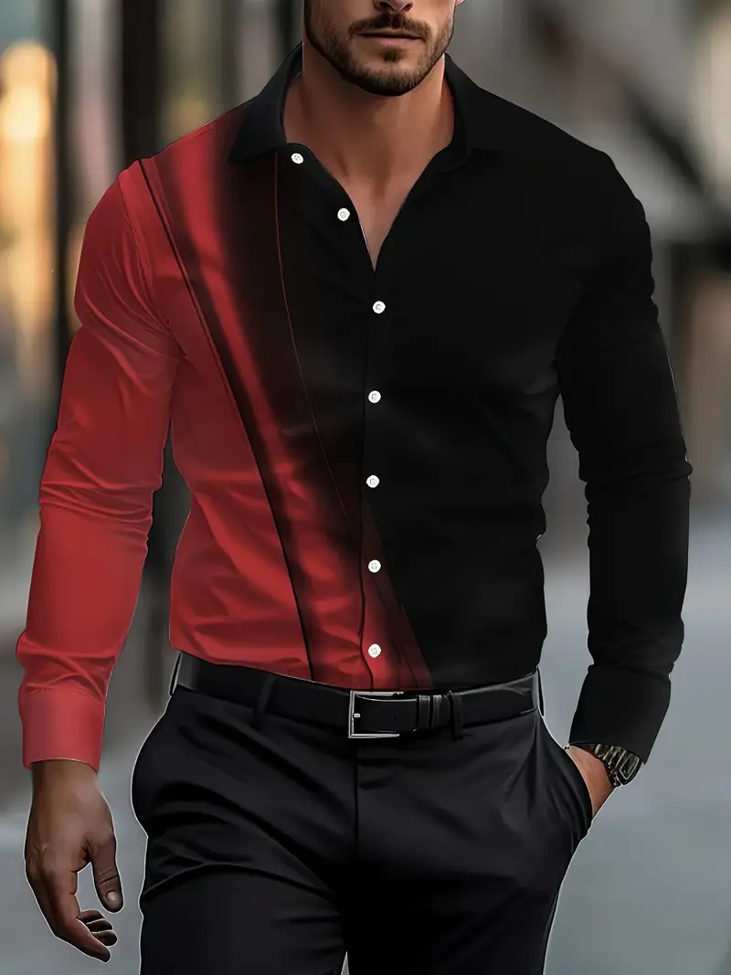 Lapel Long-sleeve Shirt
