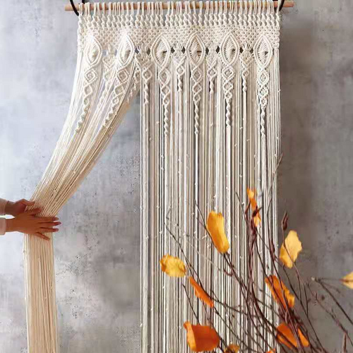 Macrame Curtain Panel Tapestry