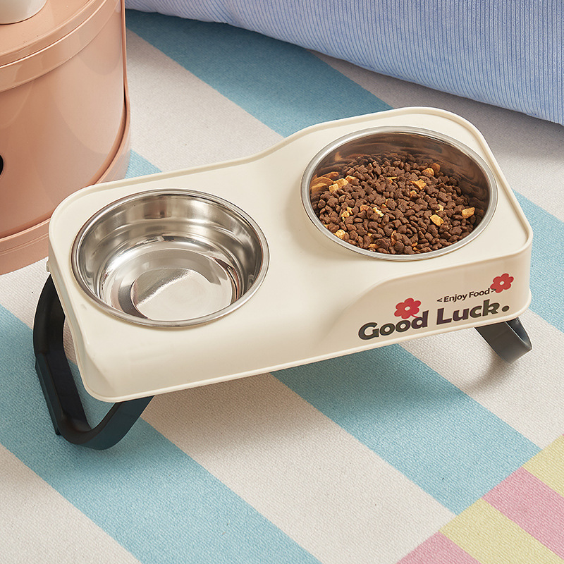 Stainless Steel Feeding Bowl Foldable Dual
