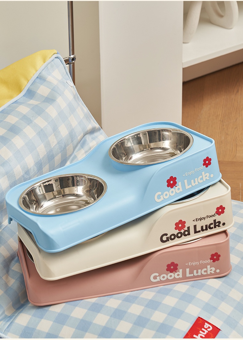 Stainless Steel Feeding Bowl Foldable Dual