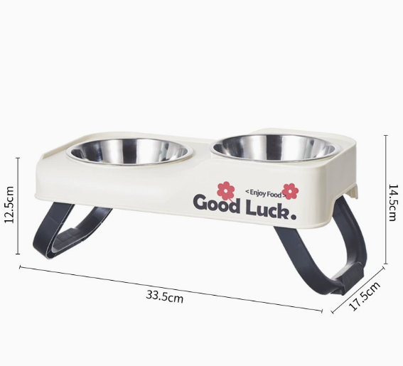 Stainless Steel Feeding Bowl Foldable Dual