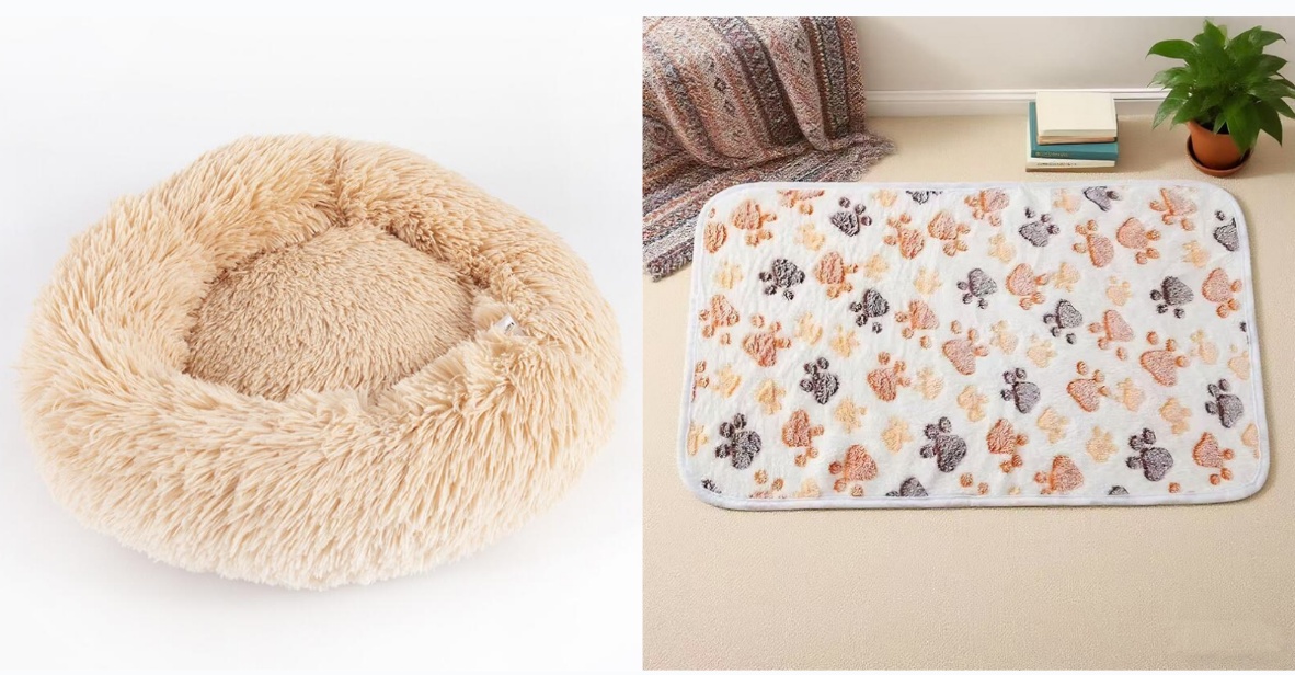 Dog Beds Round Plush Pet Nest