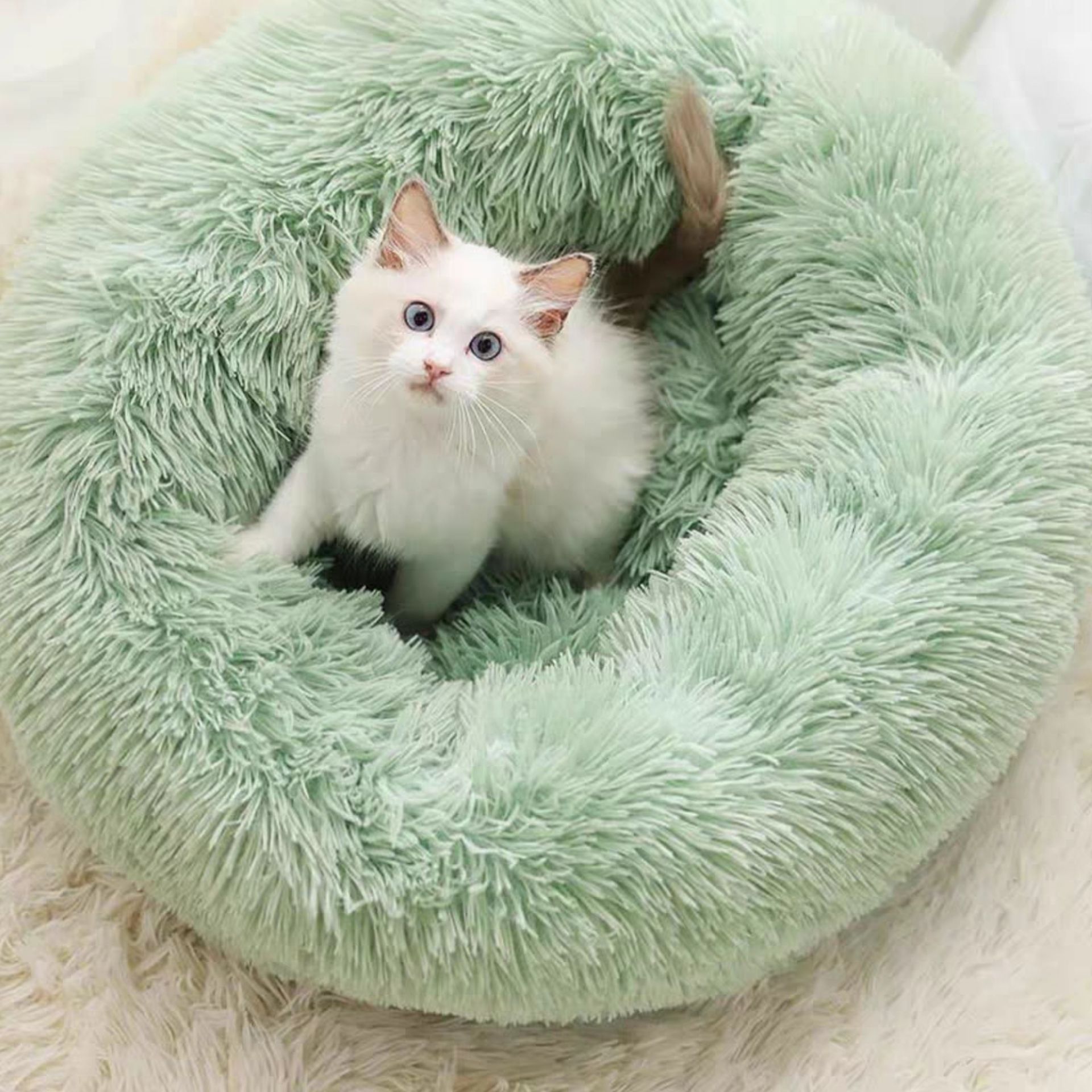 Dog Beds Round Plush Pet Nest