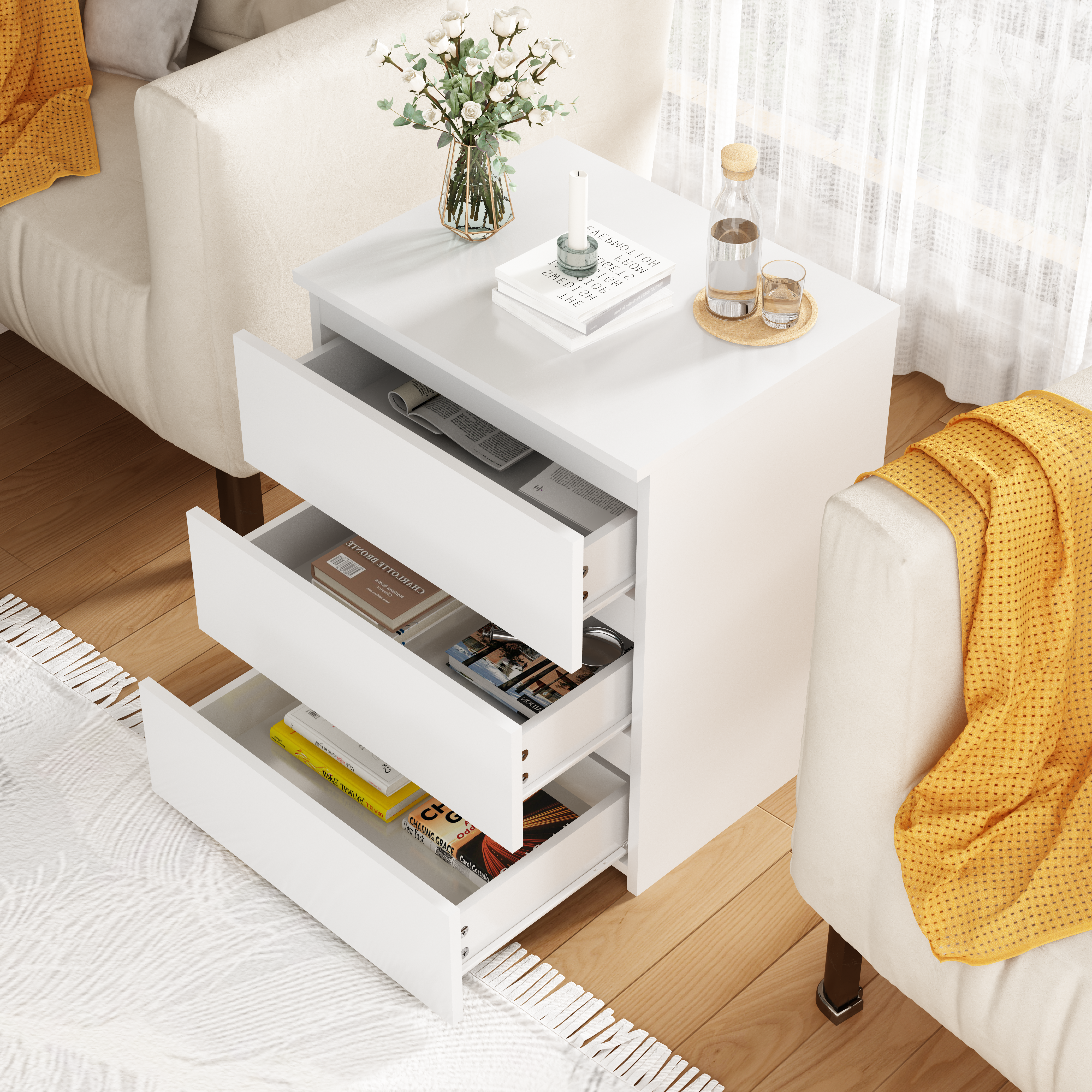 Dresser 3 Drawer Wooden