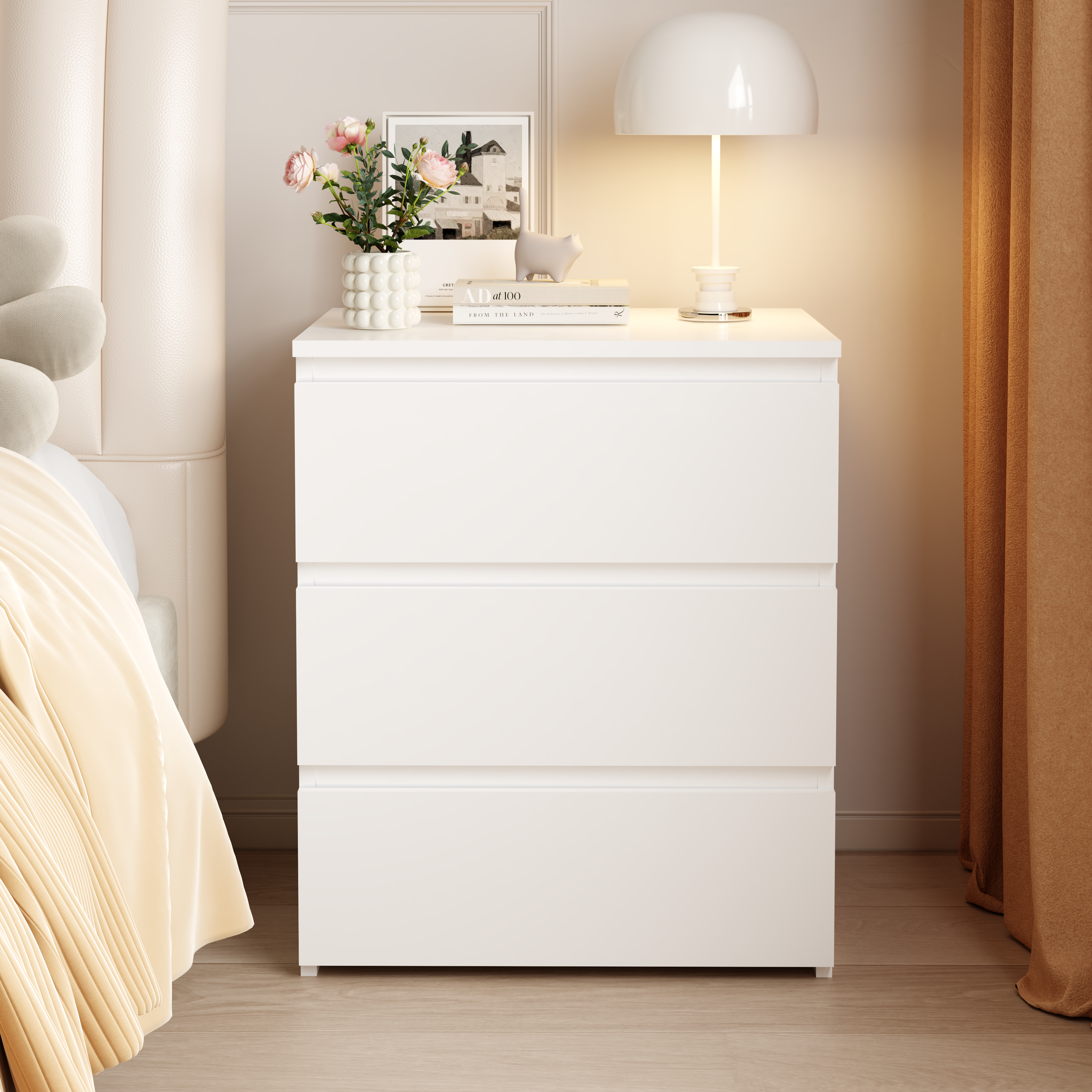 Dresser 3 Drawer Wooden