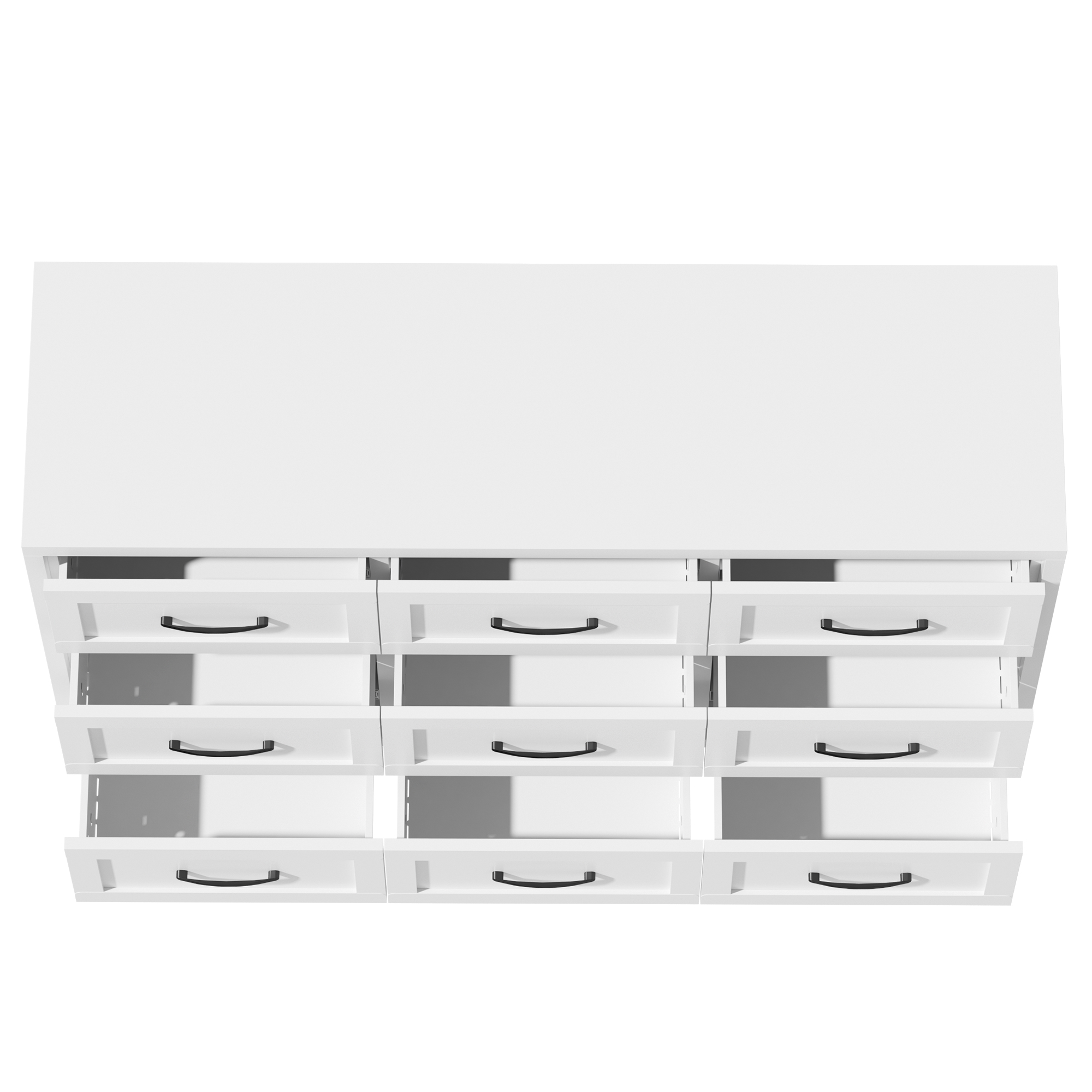 Dresser 9 Drawer Metal Bedroom