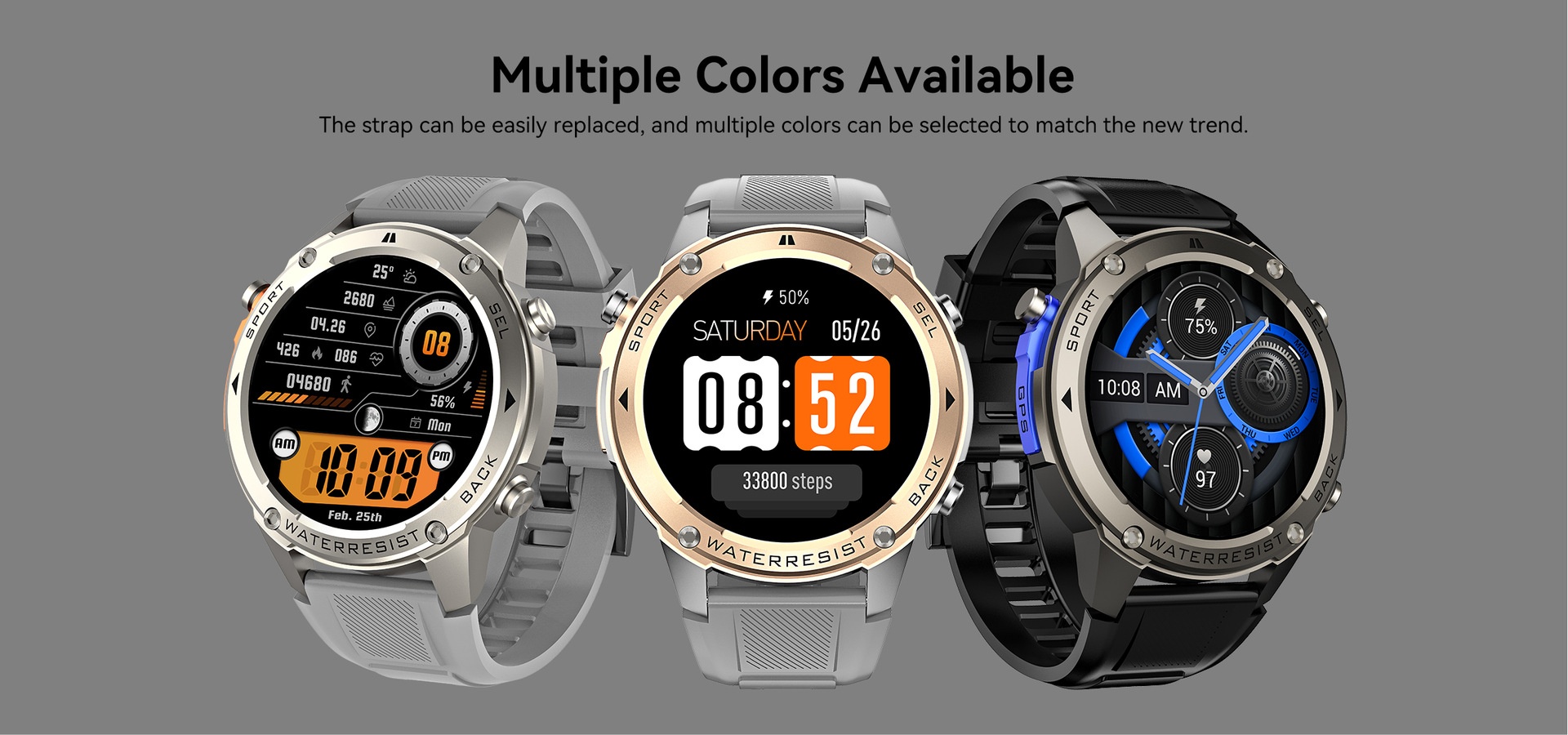 Smartwatch GPS Bluetooth