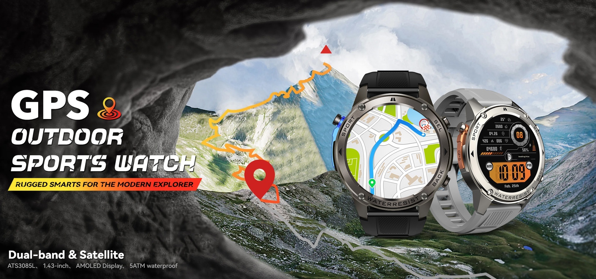 Smartwatch GPS Bluetooth