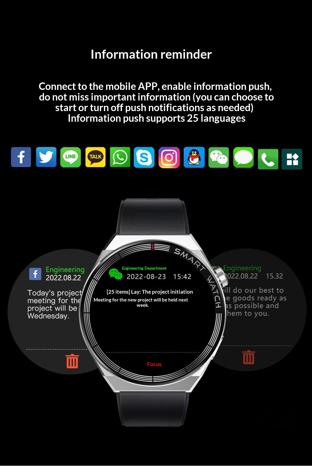 Smartwatch With Bluetooth