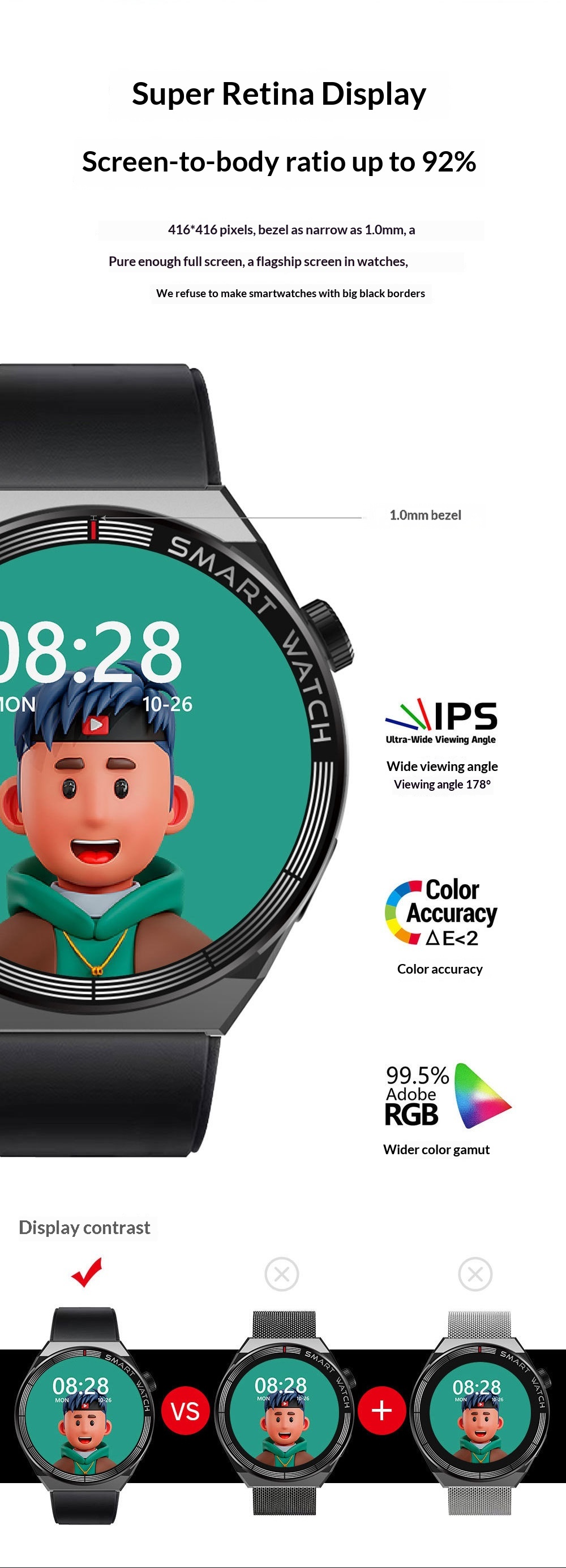 Smartwatch With Bluetooth