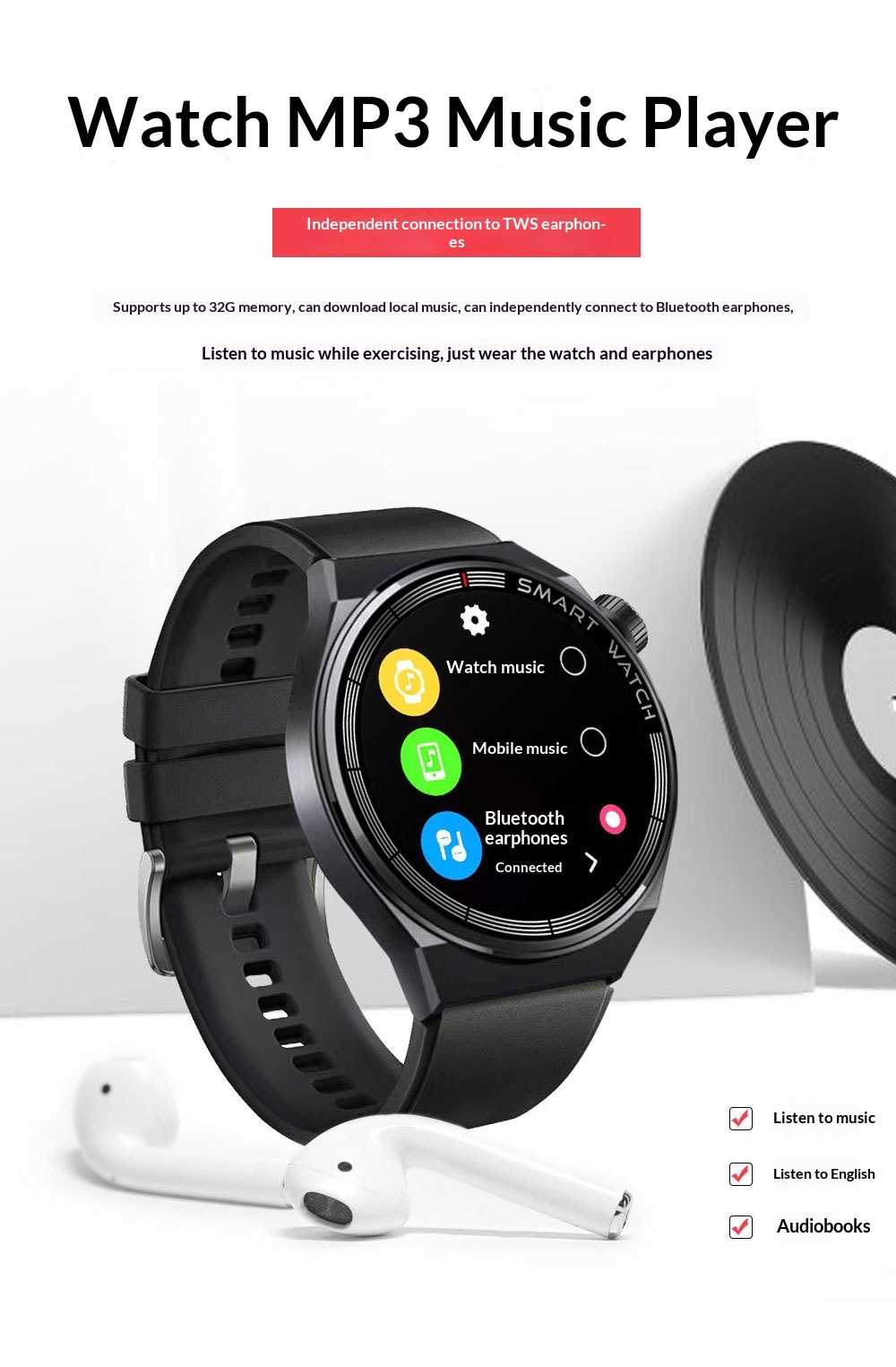 Smartwatch With Bluetooth