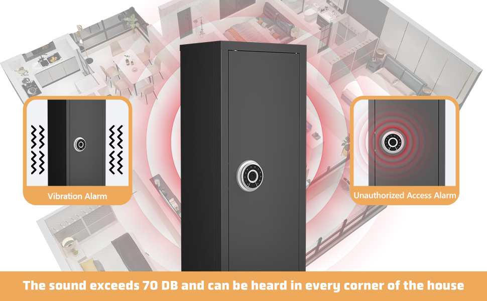 Biometric Gun Safe With Fingerprint And Digital