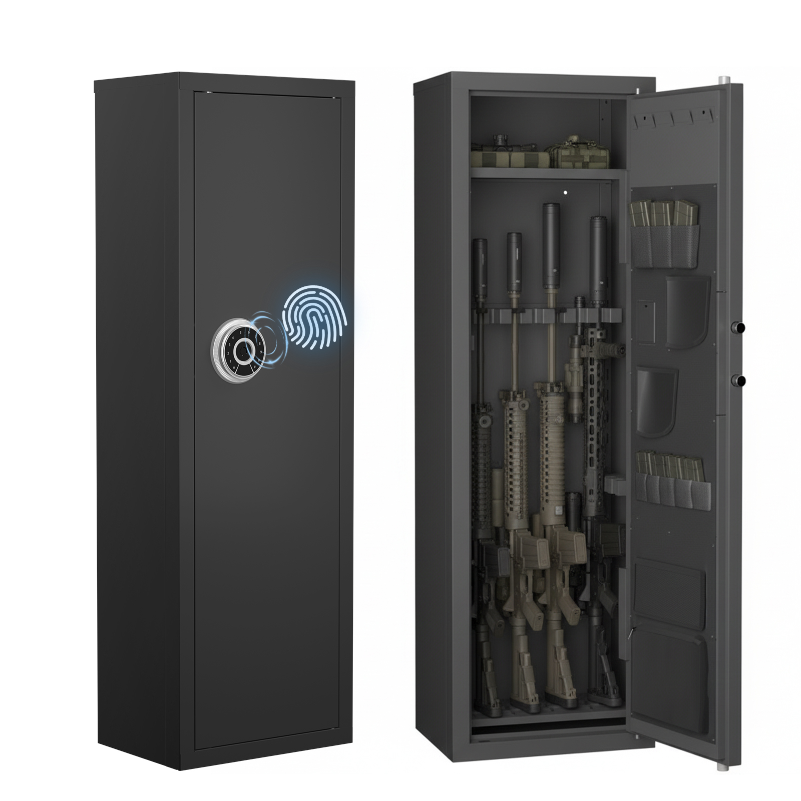 Biometric Gun Safe With Fingerprint And Digital