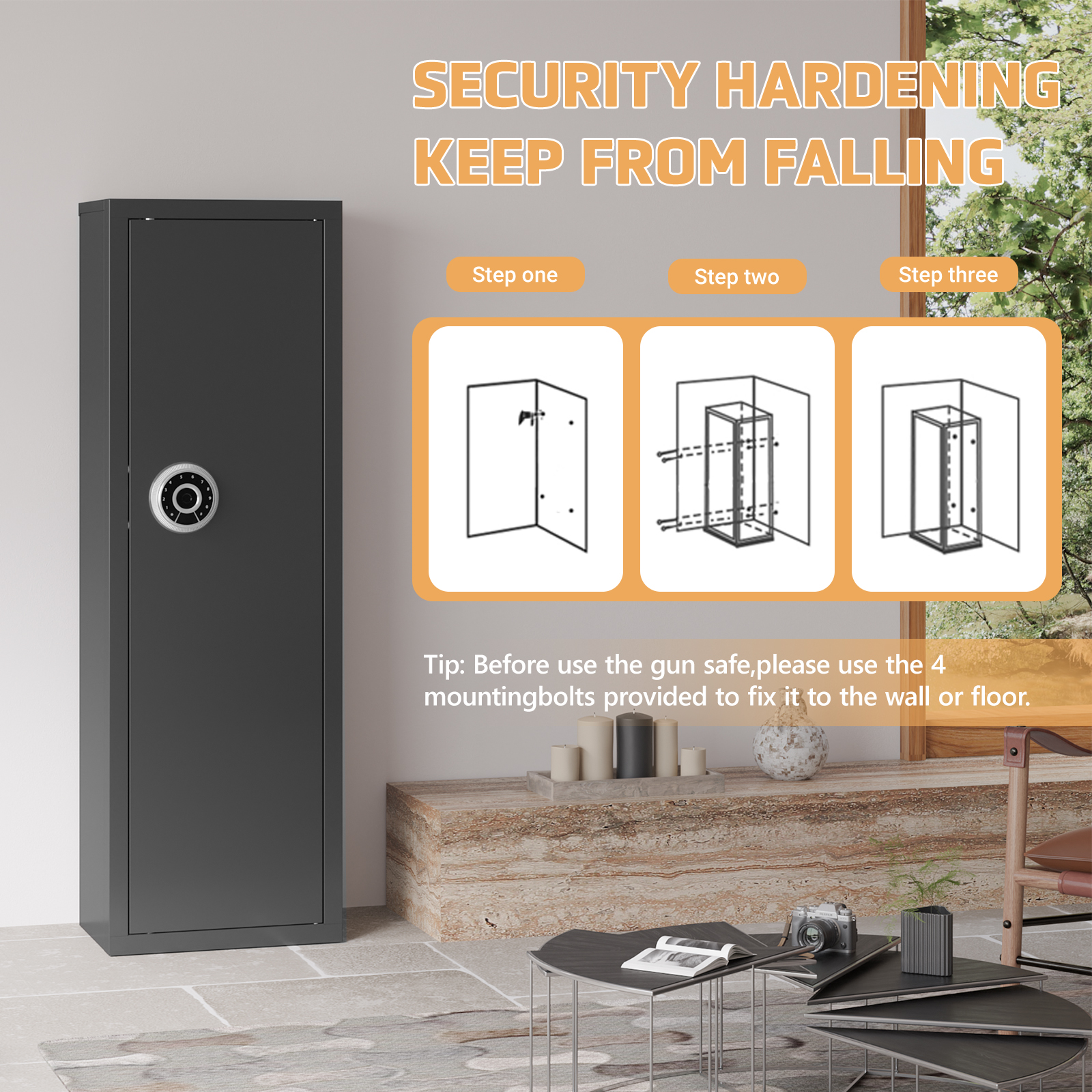 Biometric Gun Safe With Fingerprint And Digital