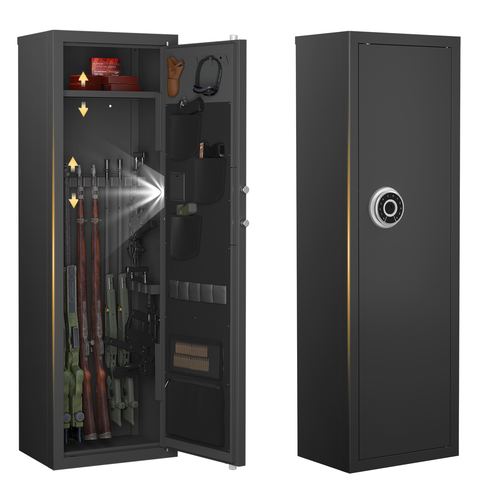 Biometric Gun Safe With Fingerprint And Digital