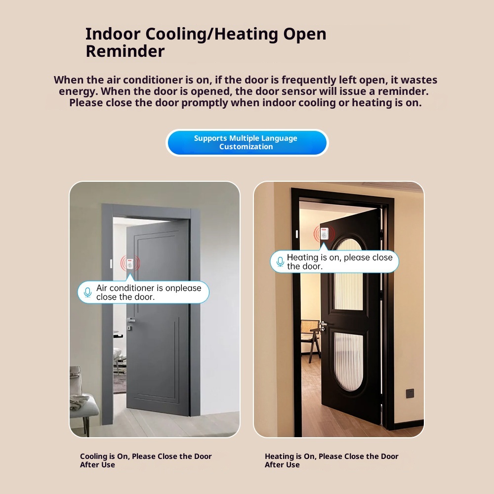 Door-Closing Reminder Home Voice