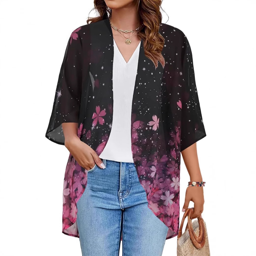 Womens Loose-Fit Blouse Top