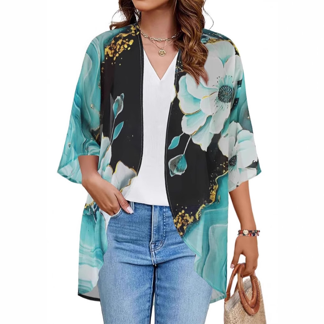 Womens Loose-Fit Blouse Top