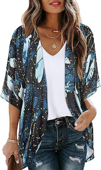 Womens Loose-Fit Blouse Top