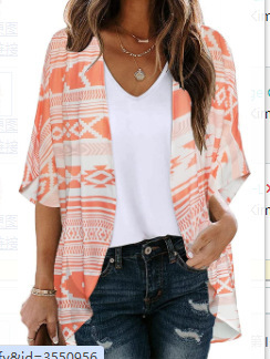 Womens Loose-Fit Blouse Top