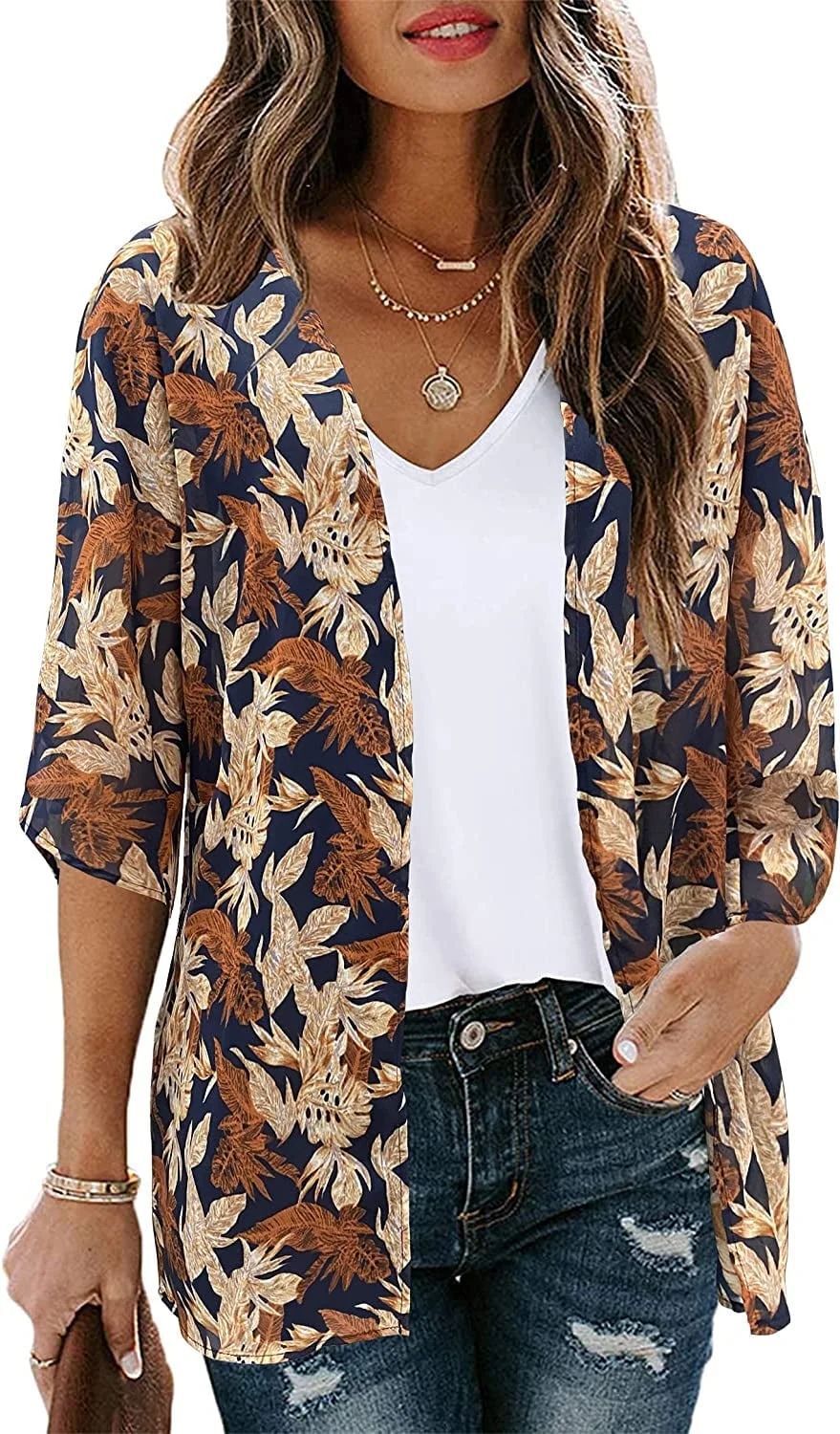Womens Loose-Fit Blouse Top