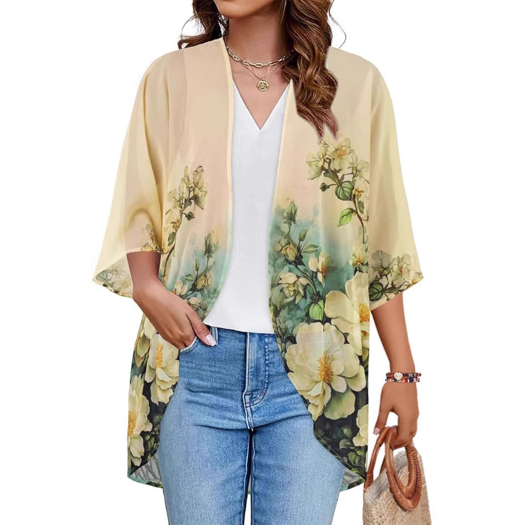Womens Loose-Fit Blouse Top