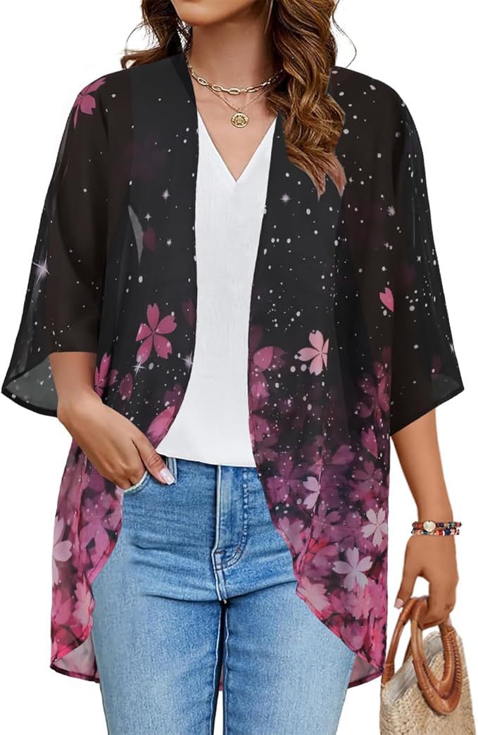 Womens Loose-Fit Blouse Top