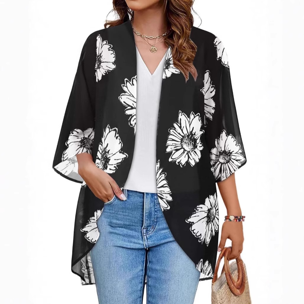 Womens Loose-Fit Blouse Top