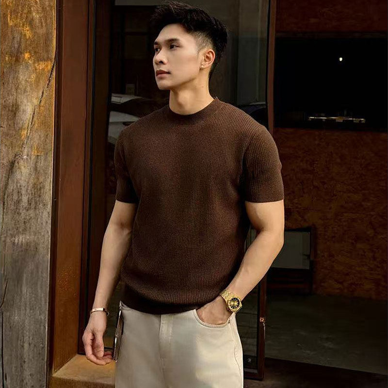 Mens Knitted T-Shirt