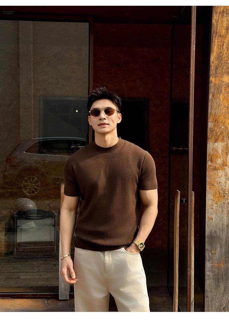 Mens Knitted T-Shirt