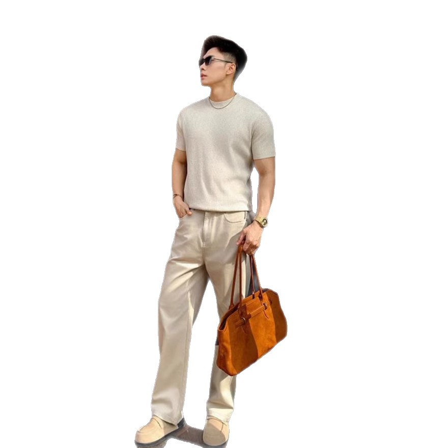 Mens Knitted T-Shirt