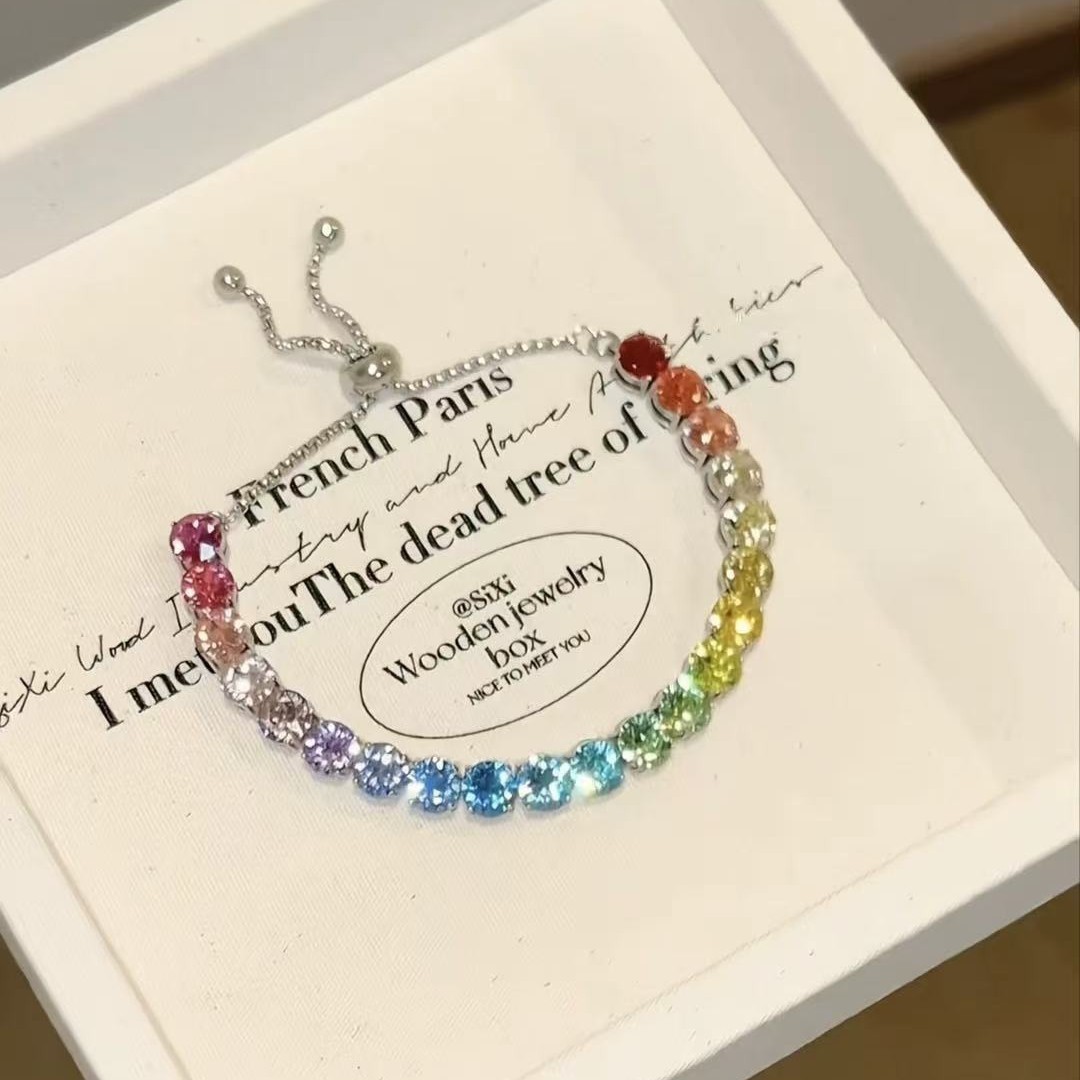 Colorful Diamond Bracelet