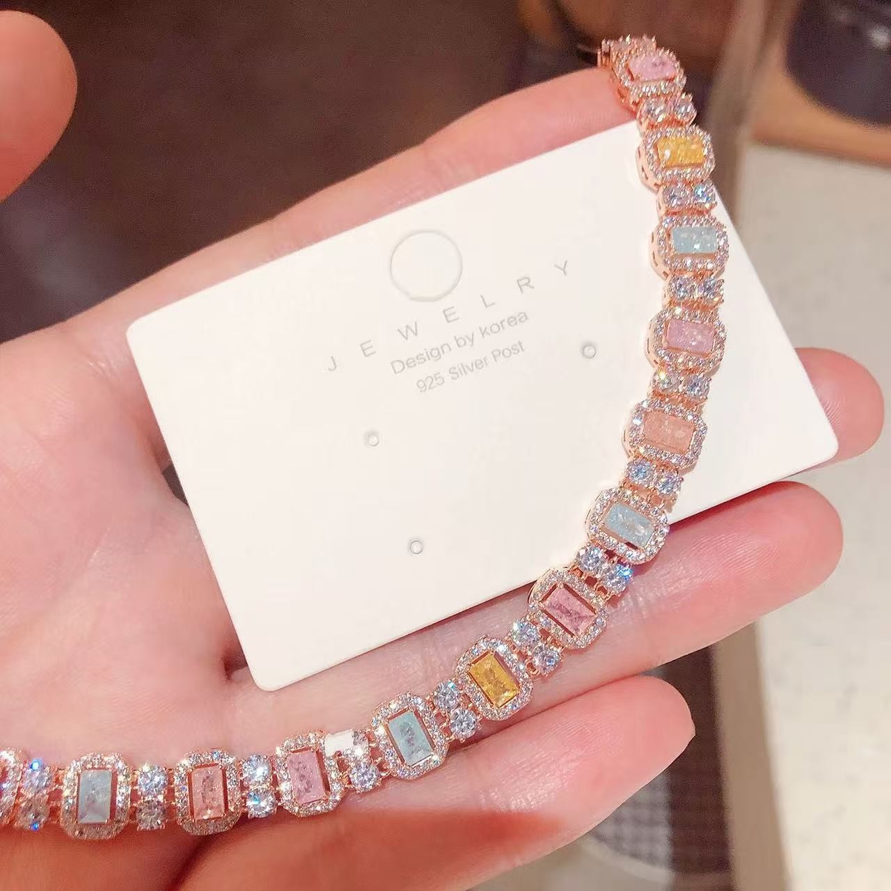 Colorful Diamond Bracelet