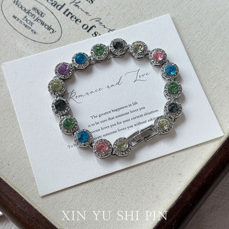 Colorful Diamond Bracelet