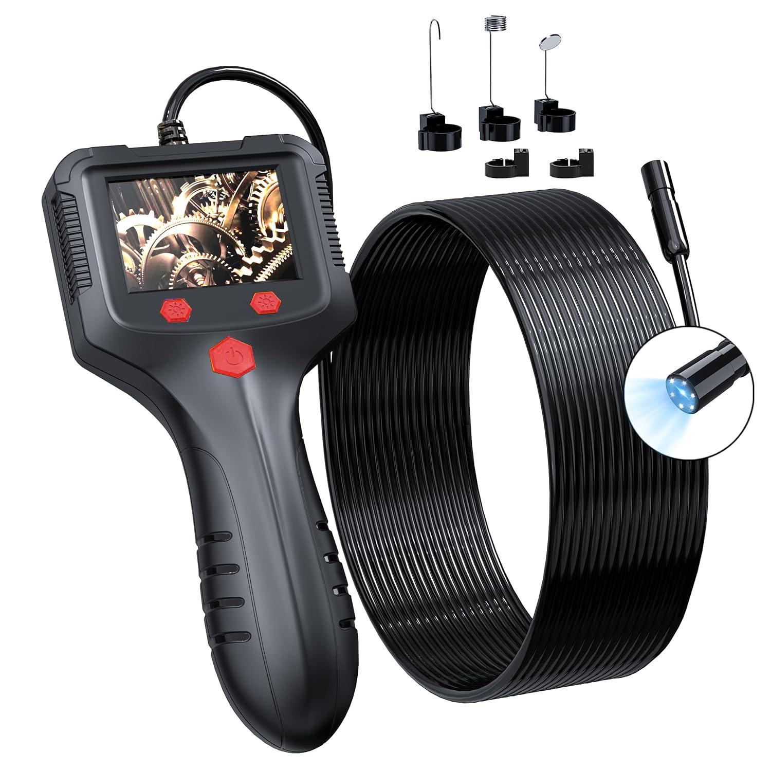 HD Dual-Lens Waterproof Endoscope