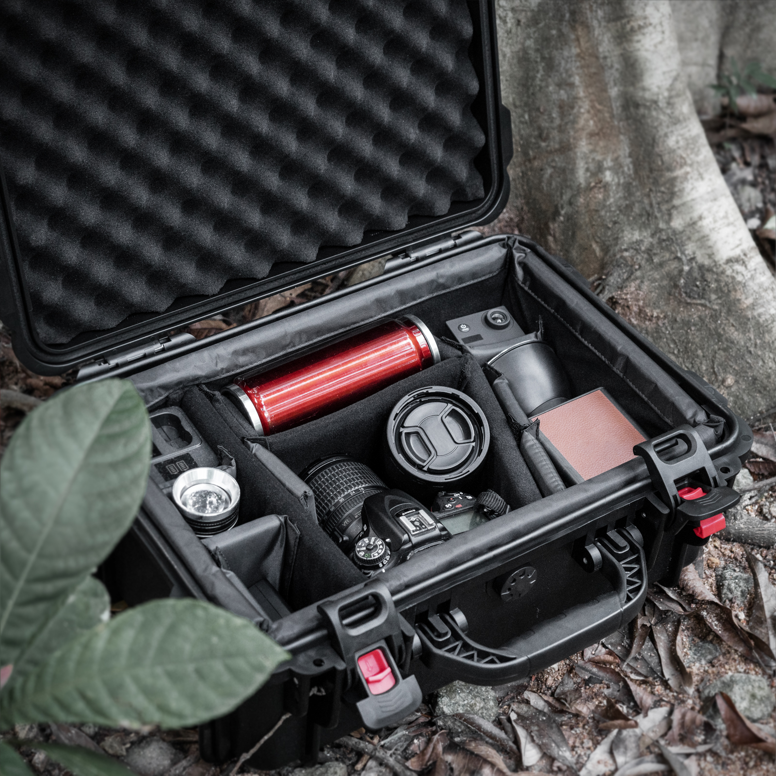 Professional Equipment Case With Adjustable Dividers