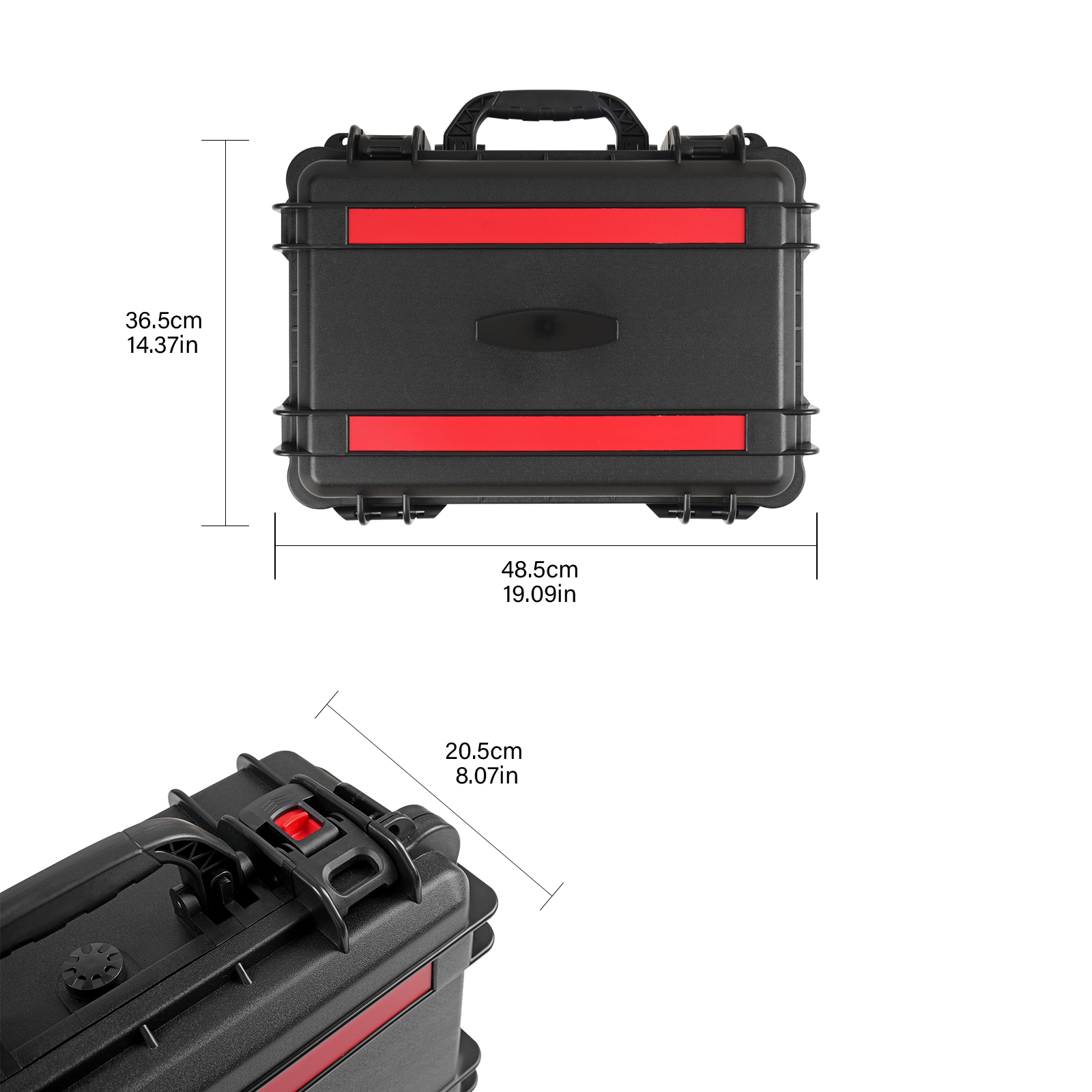 Professional Equipment Case With Adjustable Dividers