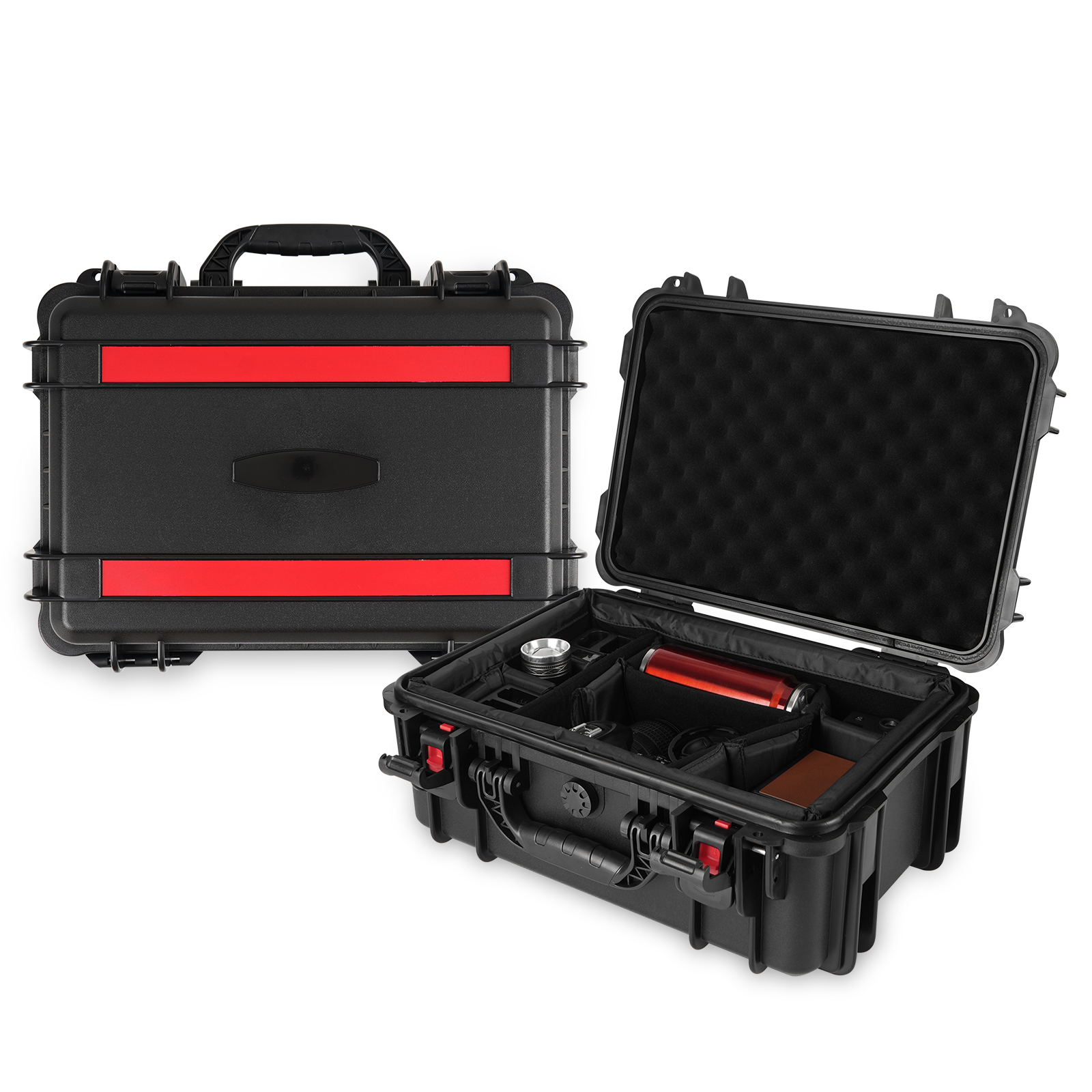 Professional Equipment Case With Adjustable Dividers