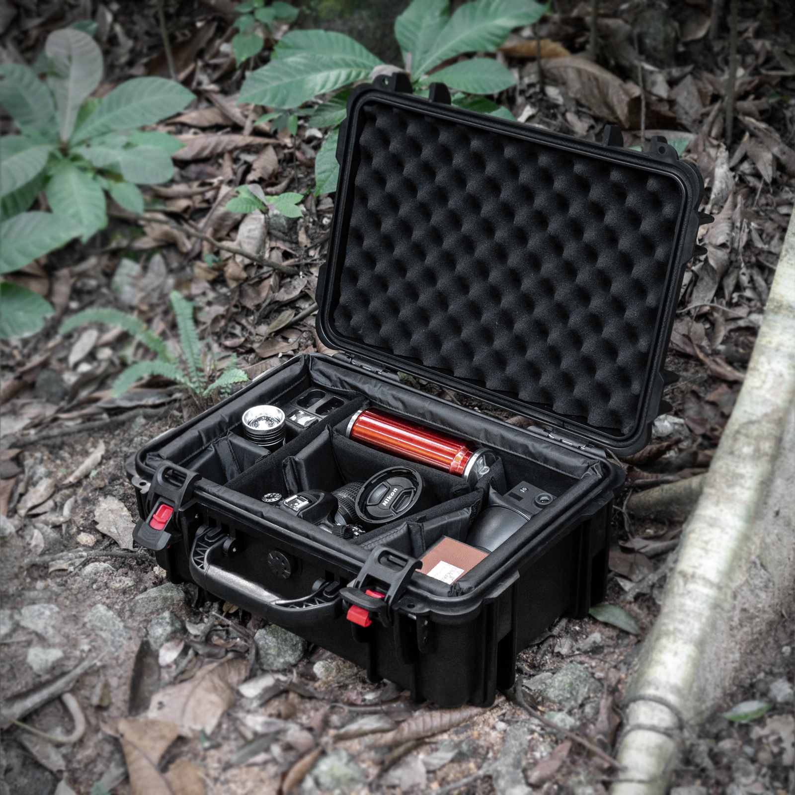 Professional Equipment Case With Adjustable Dividers