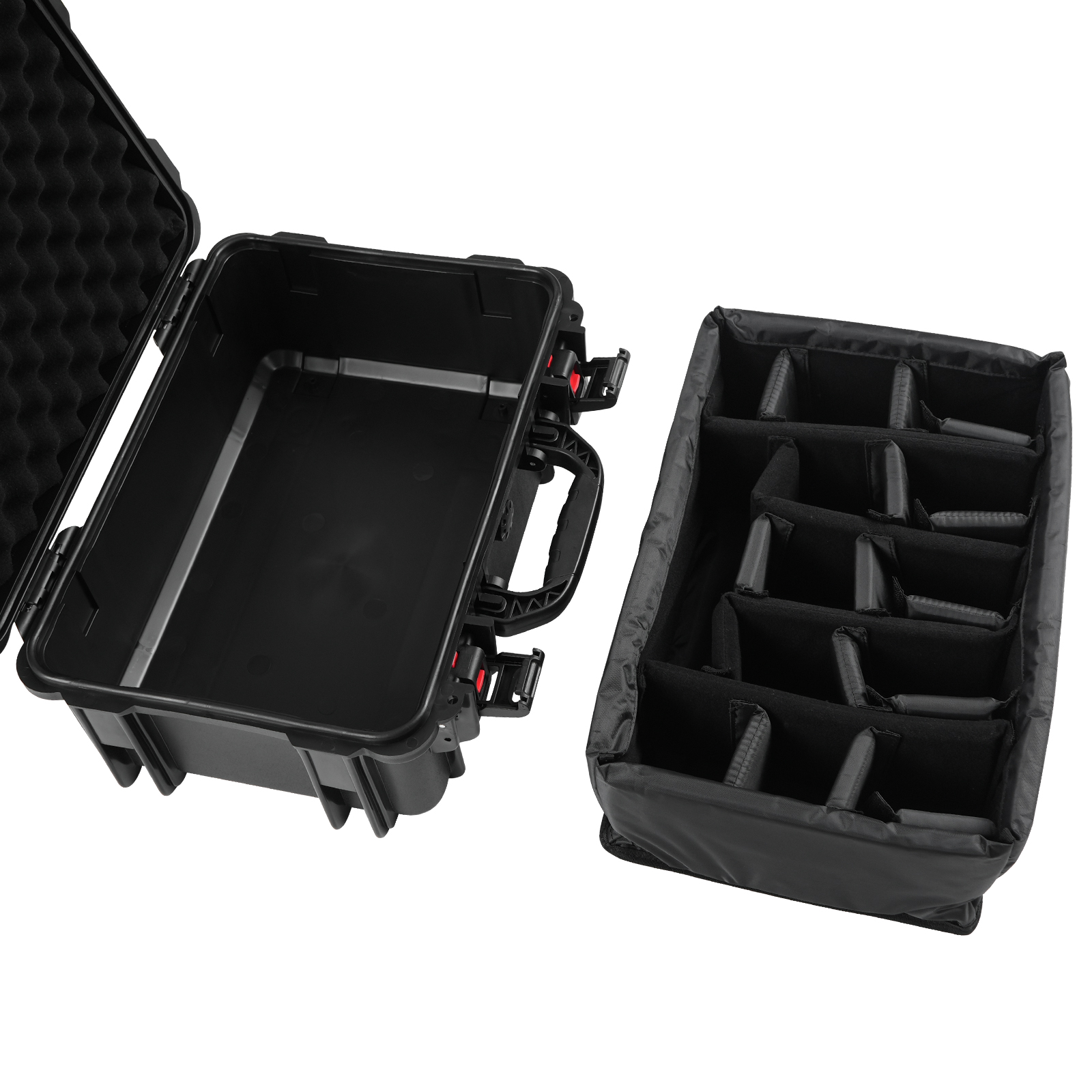 Professional Equipment Case With Adjustable Dividers