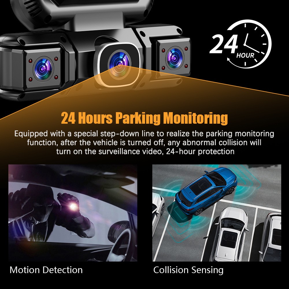 5G WiFi Dash Cam 4 Channel