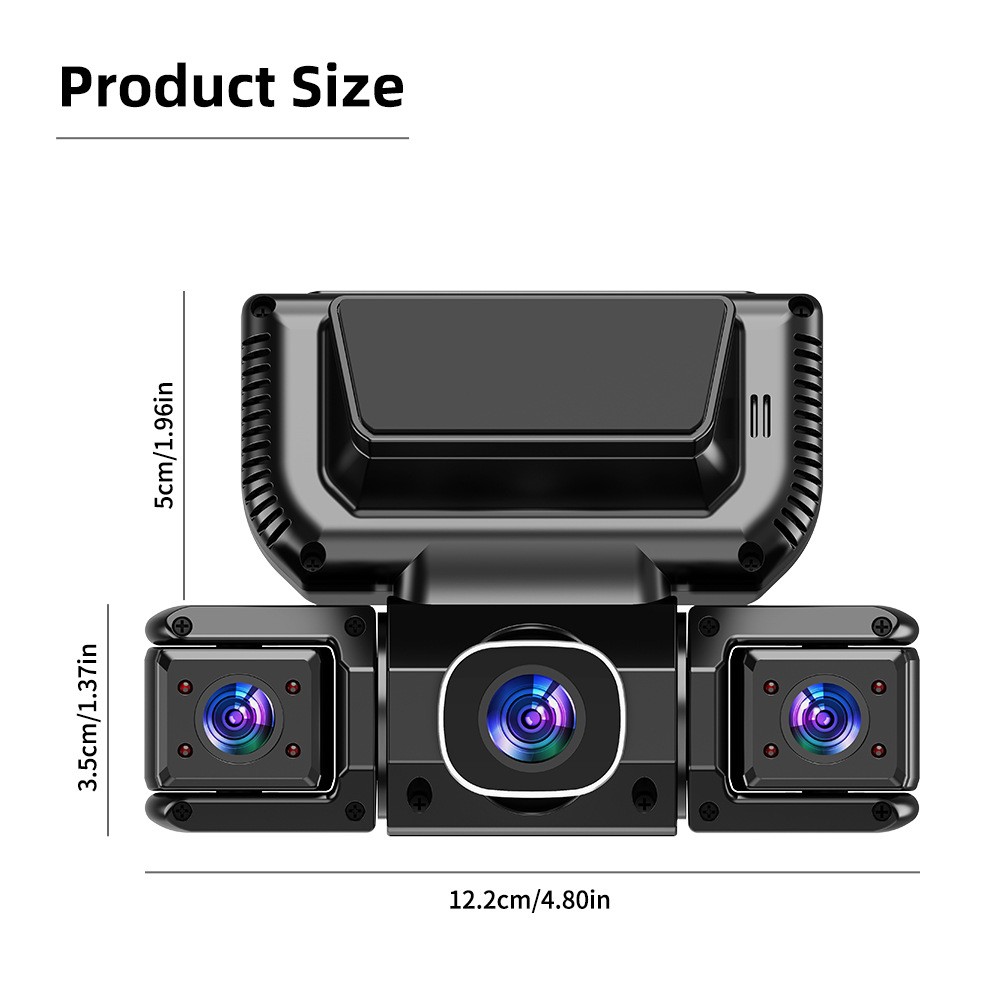 5G WiFi Dash Cam 4 Channel