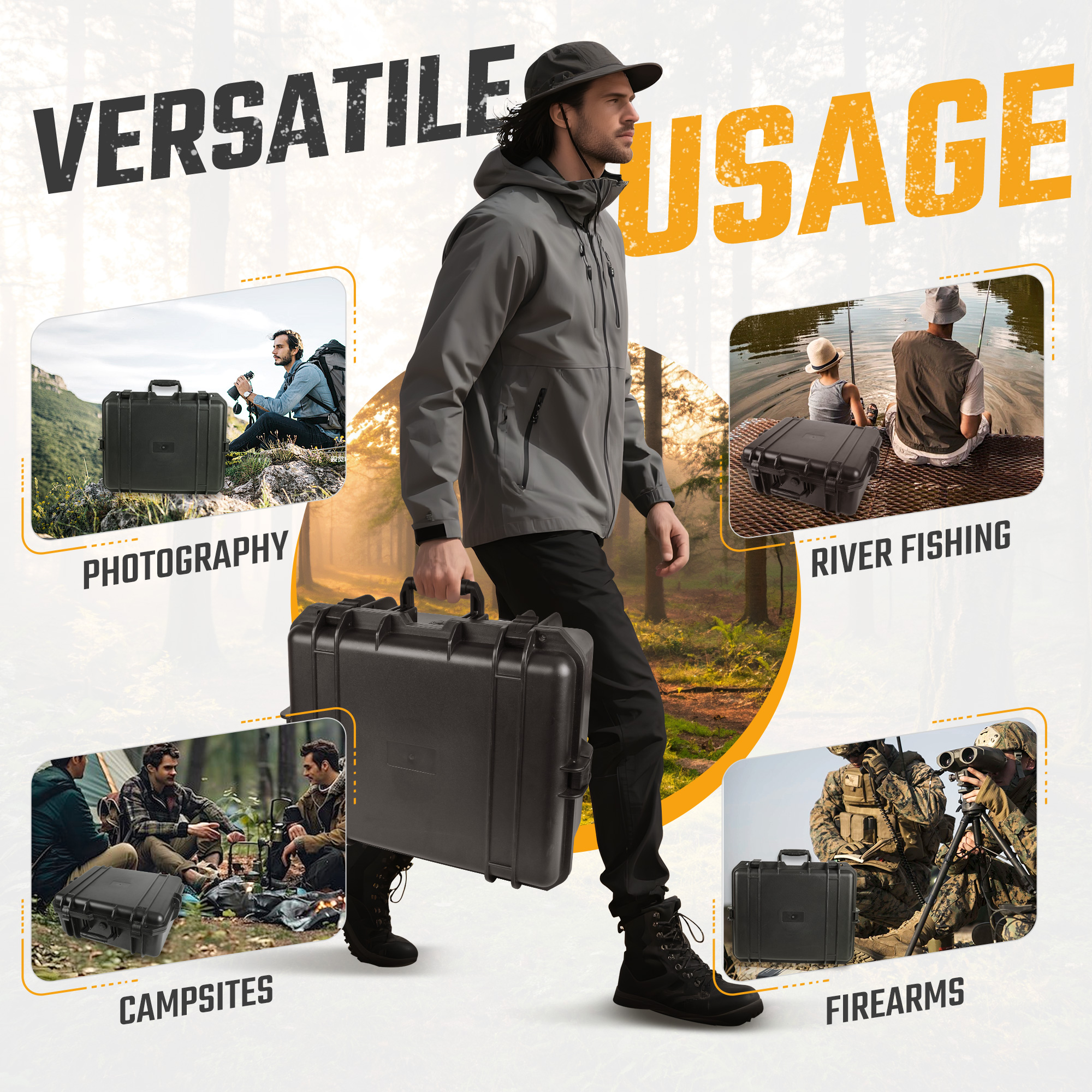 Portable Weather Waterproof Camera Case